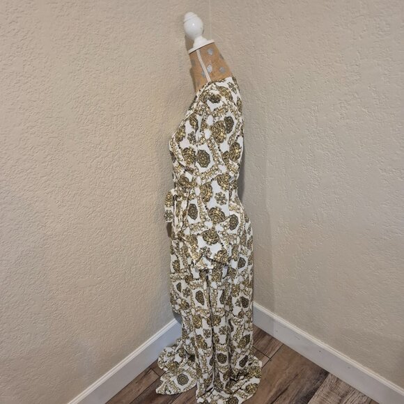 NWT Long Medallion High Low With Tie - Picture 4 of 5